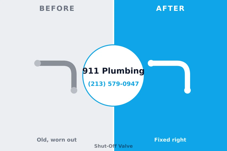 Before and after: plumbing repair Goldendale, WA